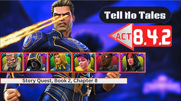 Tell No Tales - Act 8.4.2 weapon nodes, easy path for completion | Ikaris Boss | mcoc