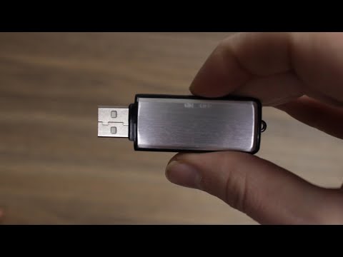 Clé USB micro enregistreur espion 8Go - 18 heures d'autonomie : USDN