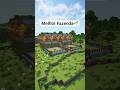 Melhor Fazenda🌱 Minecraft Tutorial #shorts