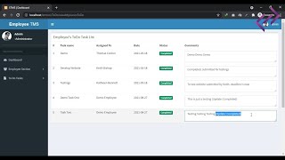 Employee Task Management System in PHP MySQL CodeIgniter with Source Code - CodeAstro screenshot 2