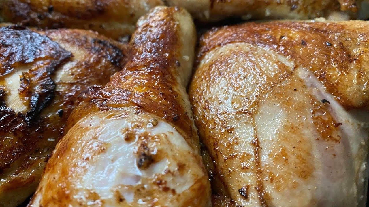 Air Fryer Pollo a la Brasa with Beer | Peruvian-Style Chicken with French Fries and Green Salad