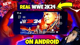 Finally Playing WWE 2K24 ON ANDROID 🔥 screenshot 4