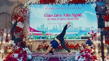 Tiết mục của CLB giữ gìn bản sắc DT xã võ Lao. Biên đạo của Hà Minh