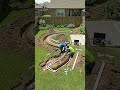 Building an EPIC Dragon Pond in Backyard 🐉 Full Timelapse Transformation From Grass to Luxury Koi