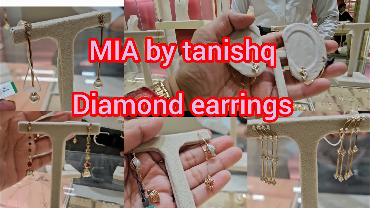 Mia By Tanishq 14kt Yellow Gold Diamond Stud Earrings