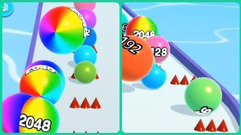 Ball Run 2048 New update Gameplay Level 45