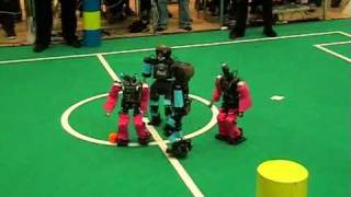 Robocup 2009 Graz kid size humanoid robot soccer
