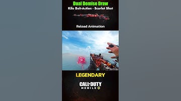 Codm Legendary Kilo Bolt-Action - Scarlet Shot Inspection Shorts |Kilo Bolt-Action Iron, Kill Effect