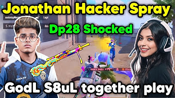Godlike S8ul playing together in skyesports 🔥 Jonathan D28 h@cker spray 🇮🇳