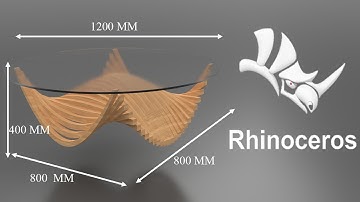 Rhino Tutorial | Furniture Design – Wavy Coffee Table