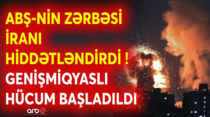 SON DƏQİQƏ! Pezeşkiandan ABŞ-yə SƏRT SÖZLƏR - İran GENİŞMİQYASLI HÜCUM BAŞLATDI - İsrail BOMBALANIR