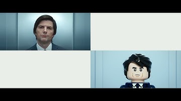 LEGO Severance Elevator Transition Scene Recreation Comparison (Blender Animation)