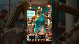 Indian Mom Robot Cooking Mode