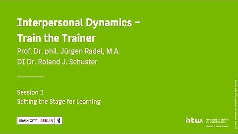 Behind the Scenes of Our Interpersonal Dynamics Course - A deep dive for Academics