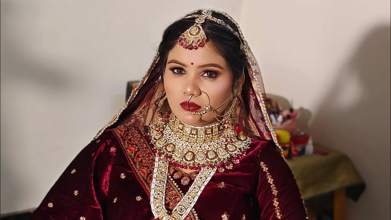 Bridal makeup #plz_subscribe_my_channel 