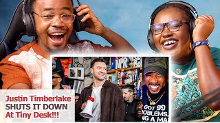 Justin Timberlake SHUTS IT DOWN At Tiny Desk! - FIRST TIME REACTION