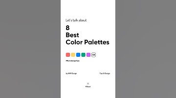 Color Palettes UI Design Tips #Short