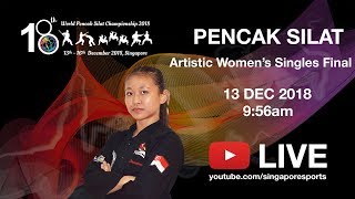 Pencak Silat Artistic Semi Womens Singles Finals (Day 1) | 18th World Pencak Silat Championship 2018