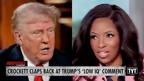 WATCH: Jasmine Crockett CLAPS BACK At Trump