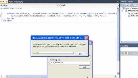 VB.Net - Download (İndirme) Programı Yapımı