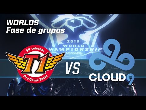SK Telecom T1 vs Clound9 - #worldsLVP2 - World Championship 2016 - Fase de grupos 1