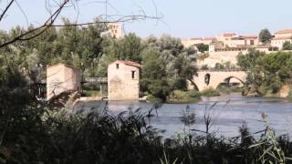 El Duero, por Zamora. The Duero River as it passes through Zamora