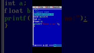 Square root of given number in c #codingforbeginners  #viral #clanguage
