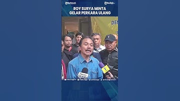 ROY SURYO CS TANTANG BARESKRIM GELAR PERKARA ULANG SOAL KASUS IJAZAH JOKOWI #Shorts