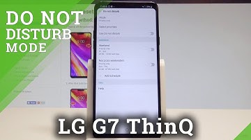 How to Enable Do Not Disturb on LG G7 ThinQ - Set Up Do Not Disturb |HardReset.Info
