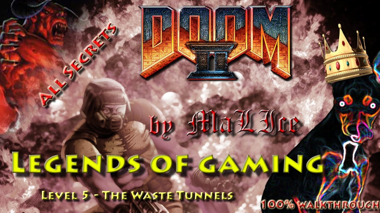 Doom 2 jDoom 100 Walkthrough Level 5 The Waste Tunnels all Secrets YouTube doom-2-jdoom-100-walkthrough-level-5-the-waste-tunnels-all-secrets-youtube