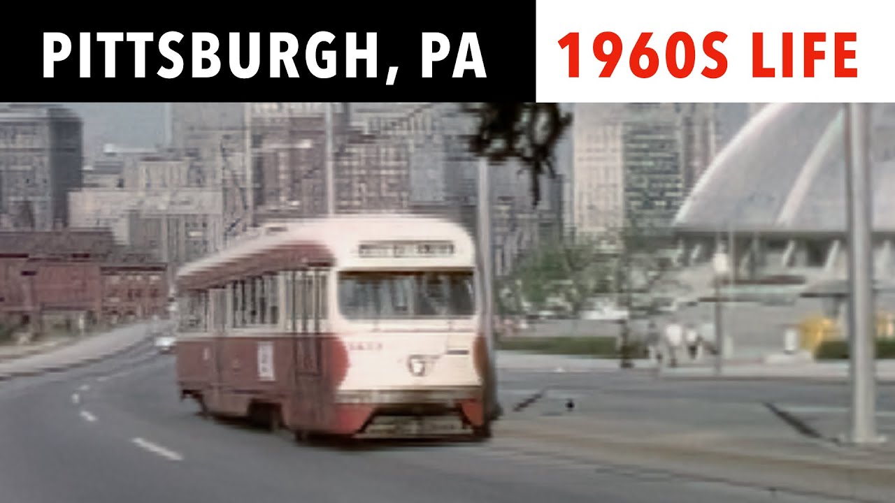 Pittsburgh 1960s Beautiful Skyline and Neighborhoods