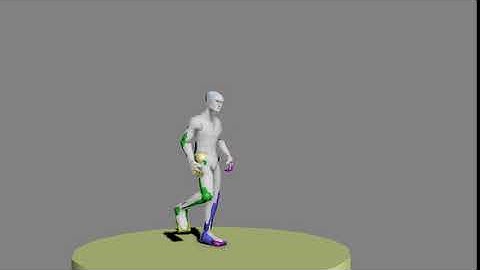 3Ds Max walk cycle preview