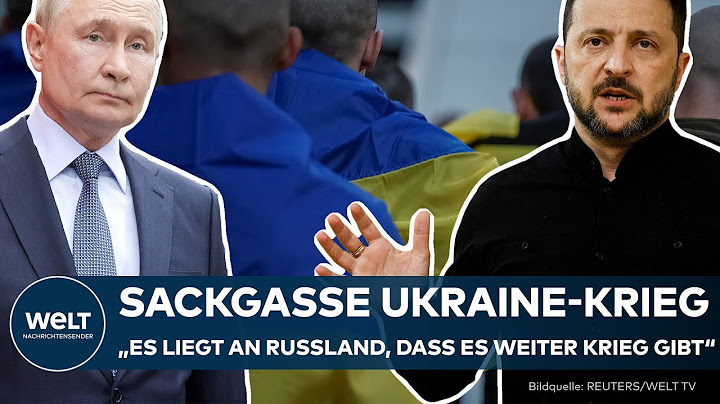 RUSSLAND-UKRAINE-KRIEG: „Druck auf Putin reicht nicht aus für eine ernsthafte Gesprächsbereitschaft“
