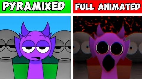 Incredibox Sprunki Pyramixed But Animated New Version - Normal VS Horror Versions!
