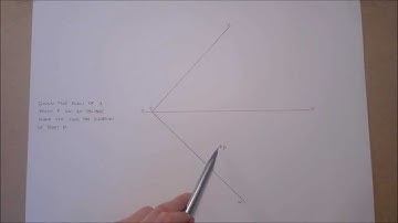 Point on an oblique plane   horizontal cutting plane