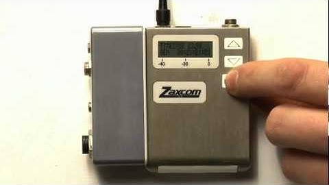 Zaxcom Digital Wireless Instruction Video - Internal Backup Recording 4 de 9