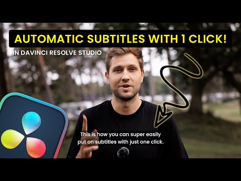 How to Add Subtitles Automatically in DaVinci Resolve Studio 18.5