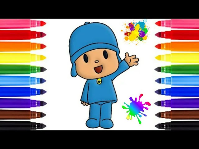 COMO DESENHAR POCOYO / HOW TO DRAW POCOYO