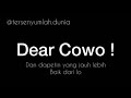 story wa terbaru 30 detik | dear cowo