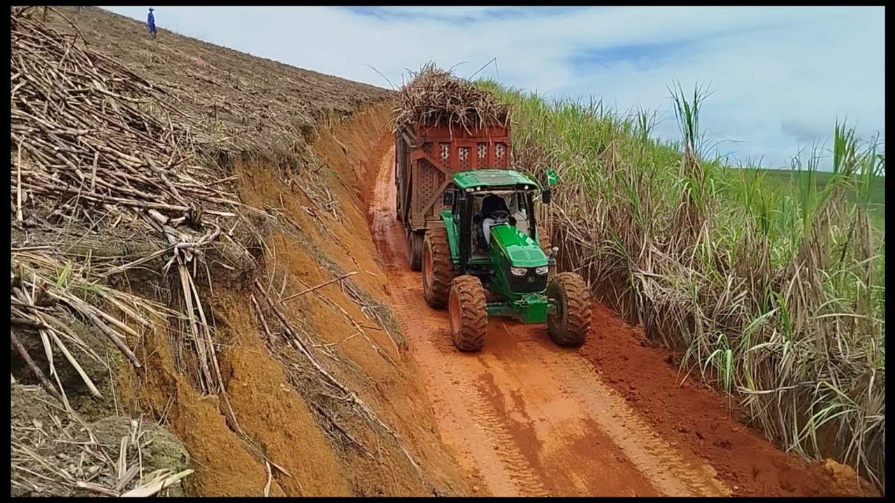 Mais Um Dia abençoado, Muito Trabalho No Transporte De Cana De Açúcar