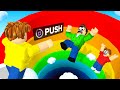 Pushing JELLY &amp; SLOGO Into A ROBLOX DROPPER!