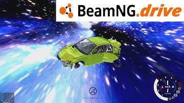 Breaking the game and the space-time! BeamNG.drive - The end of the map Altitude