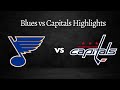 Capitals vs Blues Highlights   Jan 7 2022