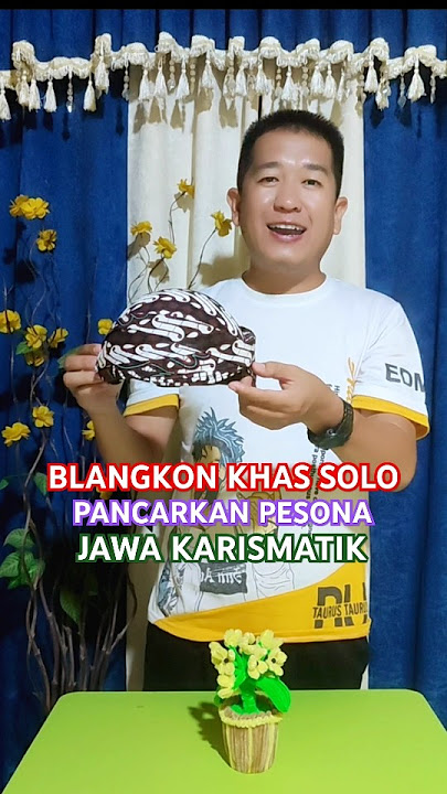 Blangkon Khas Solo Radiate Charismatic Java Charm #racunshopee #gratisongkirrp0 #blangkosolo #cod