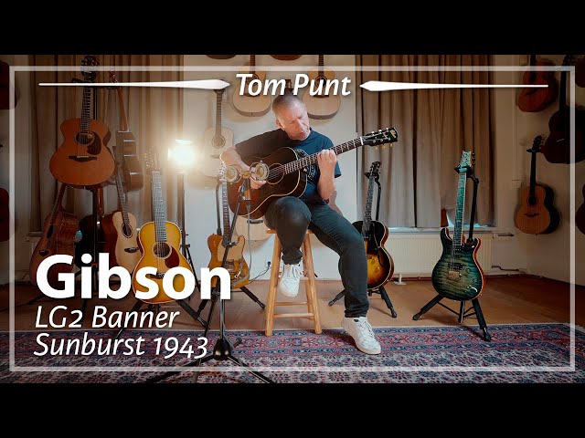 Gibson LG2 Banner 'Hogtop' Sunburst 1944 played by Tom Punt | Demo