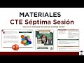 Materiales para el CTE 7ma Sesión.Mayo