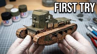 I Build Model Ships... So I Tired Building a WW1 tank