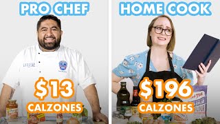 $196 vs $13 Calzone: Pro Chef \& Home Cook Swap Ingredients | Epicurious