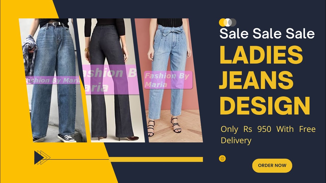 Top Trending Ladies Fancy Jeans Collection Best ladies Denim Designs in ...