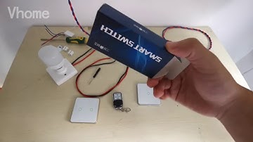 New version Vhome Smart home wireless touch switch light remote control panel transmitter rf 433mhz